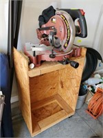 TRADESMAN 10" COMPOUND MITTER SAW W/ WOODEN STAND