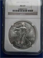 2001 Eagle Silver Dollar