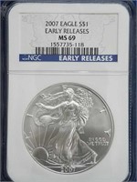 2007 Eagle Silver Dollar