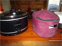 2 SLOW COOKERS-ELECTRIC SKILLET