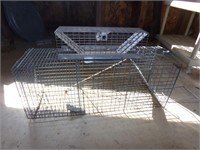2 BOX TRAPS-1 COON SIZE & 1 SMALL