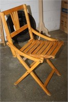 Smaller Wood Folding Chair