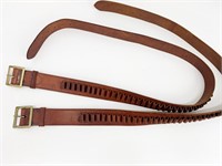 2 Leather gun belts