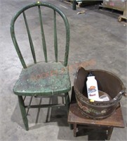 Lot Chair, Stool , Bucket;