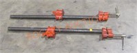 Pair Of Metal Clamps;