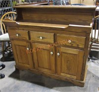 Modern Oak Dry Sink;