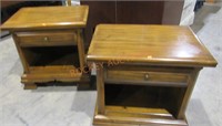 Pair Of Side Tables End Tables;