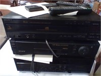 3 pc. Sony stereo system