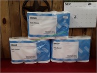 (3) Solimo Bath Tissue 6 Roll Per Pack