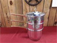 Saucepan w/ Double Boiler/Steamer Insert Set