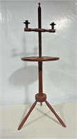 Primitive 4' Tall Adjustable Candle Table