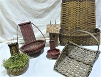 8 Primitive Baskets