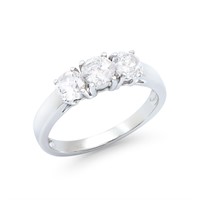 14KT White Gold 1.23ctw Diamond Ring
