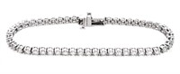18KT White Gold 5.00ctw Diamond Tennis Bracelet