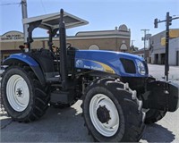 New Holland T6050 Tractor 125 Hp 694 Hours