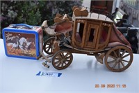 Vintage Wood Stagecoach & Lone Ranger Box