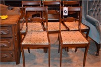 SET OF 5 DINING CHAIRS