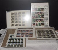 100 Thirty-Three Cent Unused Stamps. Five Full