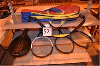 TENNIS RACKETS AND CASE