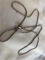 20" Sterling Silver Rope Chain Necklace - Italy