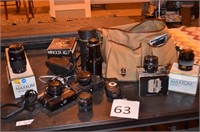 VINTAGE CAMERA AND LENSES