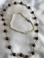 Freshwater Pearl Jewelry w/ Sterling Silver Clasps