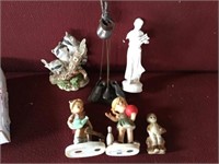 BOX LOT OF ASSORTED FIGURINES