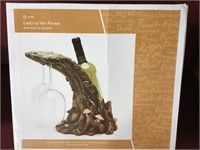 LADY OF THE FOREST WINE BOTTLE HOLDER