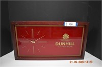 Dunhill Advertising Clock