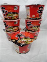 Shin Noodle Soup Spicy 7- 4.03 oz. Cups Best By: