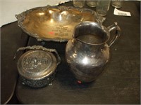 3 PIECES OF SILVER PLATE