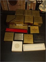 25 VARIOUS VINTAGE EMPTY WATCH BOXES