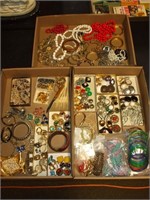 3 BOXES OF COSTUME JEWELRY