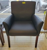 LEATHER TYPE ARM CHAIR