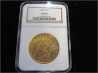 1874 S  $20 DOLLAR GOLD