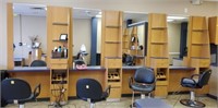 4 SECTION BEAUTICIAN COUNTER