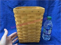 2002 Longaberger mini waste basket