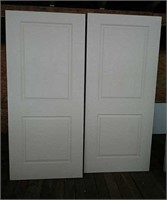 New 2 Panel 72" x 79"Closet Door Set
