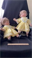 Two Porcelain Baby Dolls