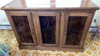 Buffet w/ Stained Glass Inserts 51" x 20" x 36"