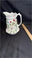 Old Foley "Strawberry" Pitcher Made in England