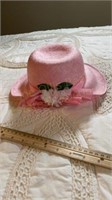 Ladies Pink Fedoria Hat