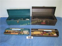 (2) TOOL BOXES WITH TOOLS -G/VG