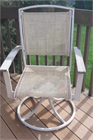 Swivel rocker patio dining chair.