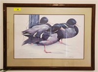 SIGNED AND NUMBERED DUCK PRINT