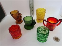 6 Glass Tea Light Holders