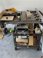 CRAFTSMAN TABLE SAW W/ ASST. JIGS ( WORKS )