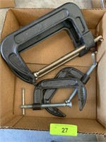 4  6" & 4" C CLAMPS