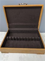 Oak Flatware Box