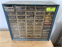 PARTS BIN WITH CONTENTS